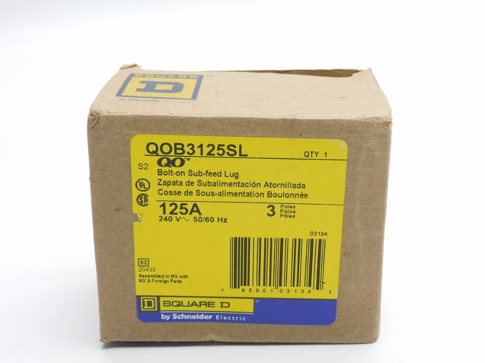 SQUARE D QOB3125SL 125A 240V NSMP