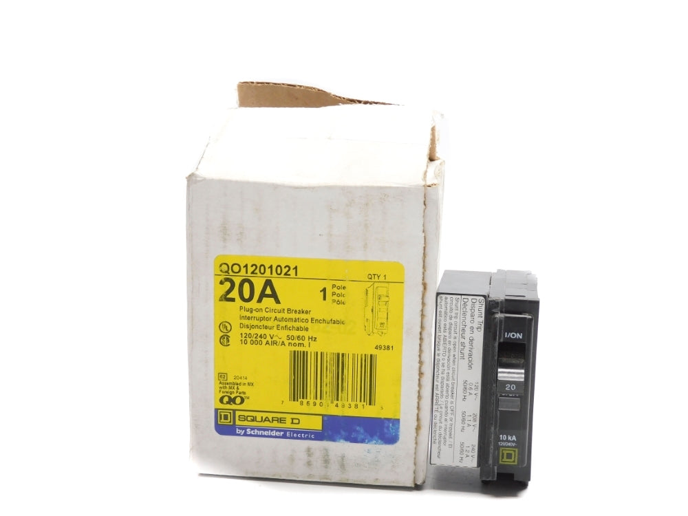 SQUARE D QO1201021 120/240V 20A NSMP