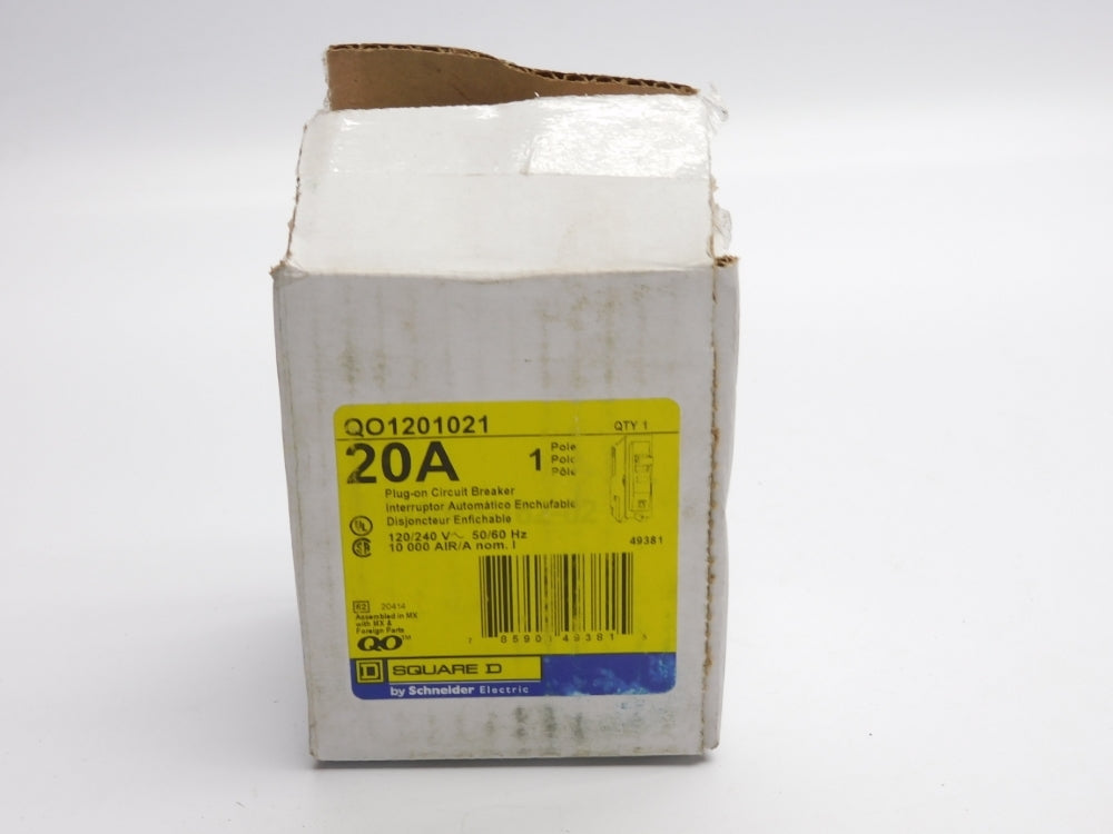 SQUARE D QO1201021 120/240V 20A NSMP