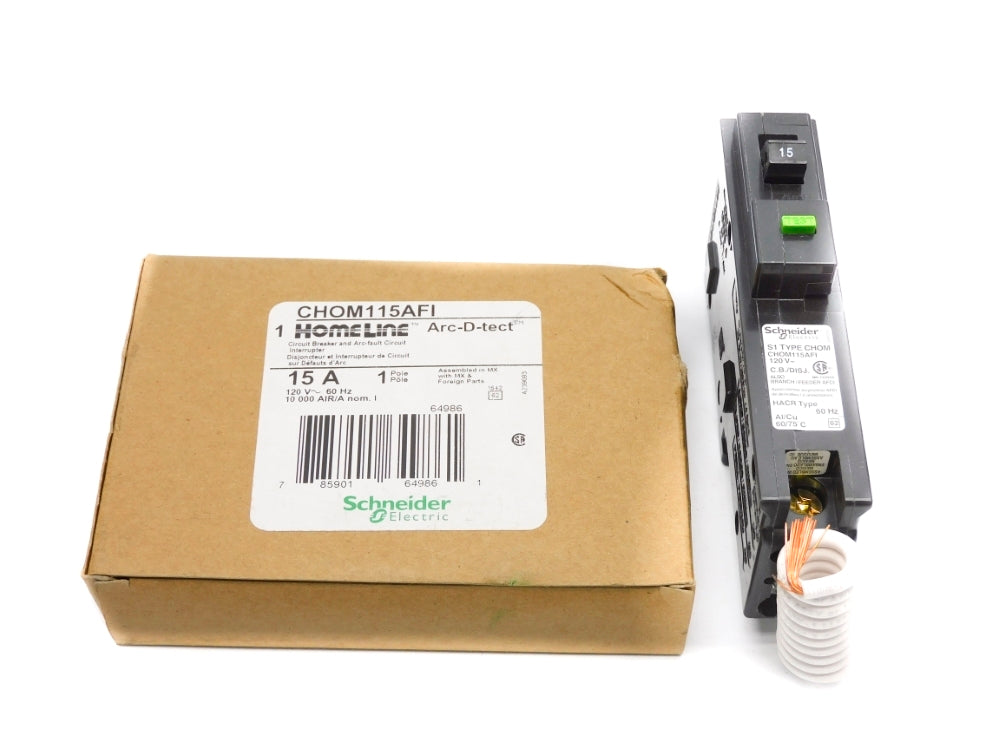 SCHNEIDER ELECTRIC CHOM115AFI 15A 120V (AS PICTURED) NSMP