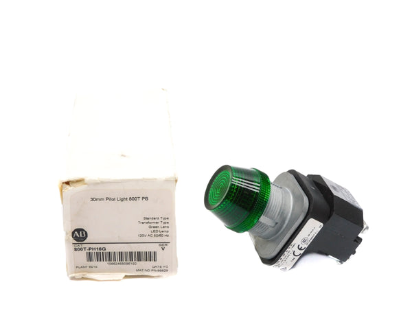 ALLEN BRADLEY 800T-PH16G SER. V 120V (WH) NSMP