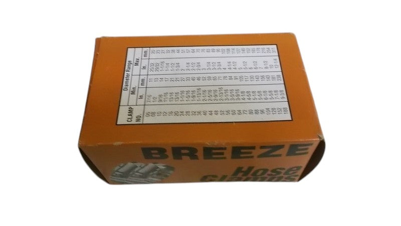 LOT OF 10 BREEZE 62032H STEEL HOSE CLAMPS   NSMP