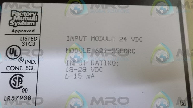 HONEYWELL 621-3580RC INPUT MODULE  UNMP