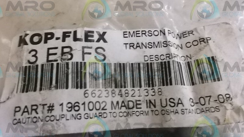 KOP-FLEX 3EBFS BOLT & GASKET KIT  NSMP