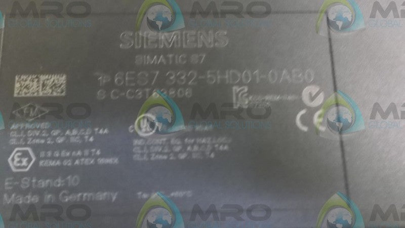 SIEMENS SIMATIC S7 6ES7332-5HD01-0AB0 OUTPUT MODULE  UNMP