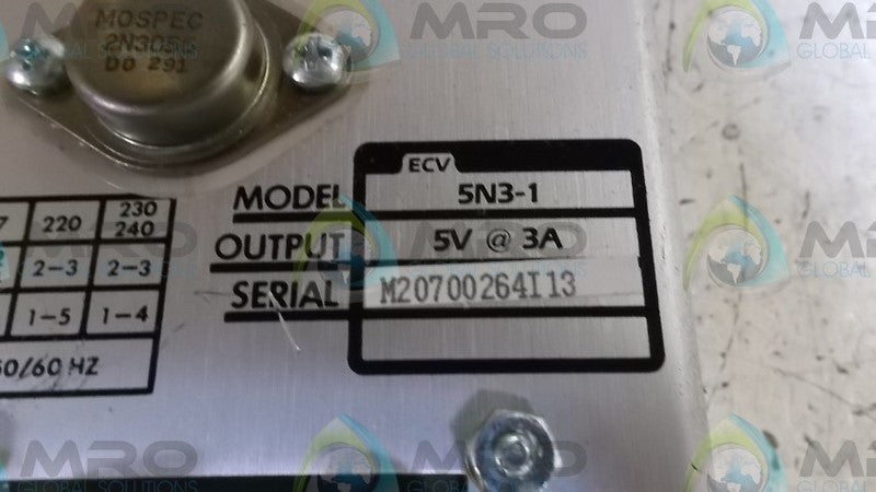 EMERSON 5N3-1 POWER SUPPLY  UNMP