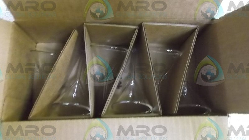 LOT OF 12 PYREX 6180 65 SHORT STEM FUNNEL NSMP