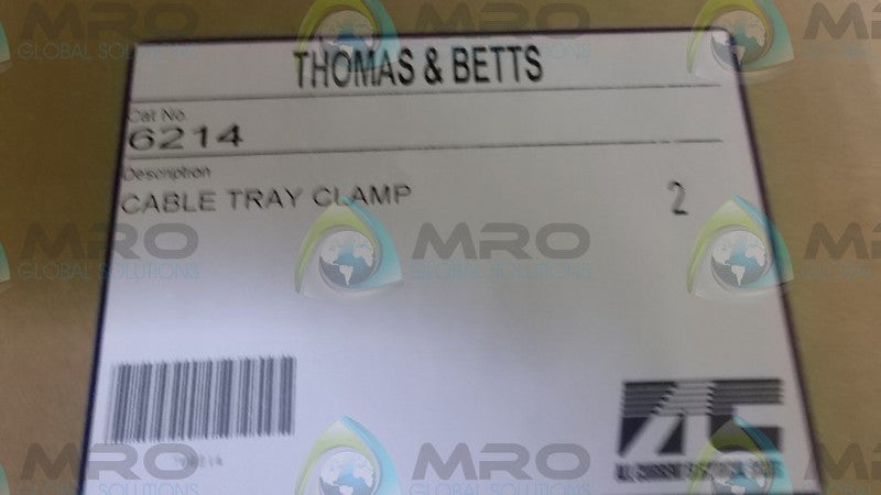 LOT OF 2 THOMAS & BETTS 6214 CLAMP 1 1/2"-2" NSMP