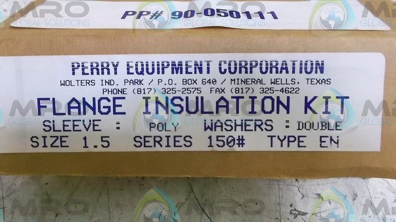 PERRY EQUIPMENT FLANGE INSULATION KIT SIZE 1.5 NSMP