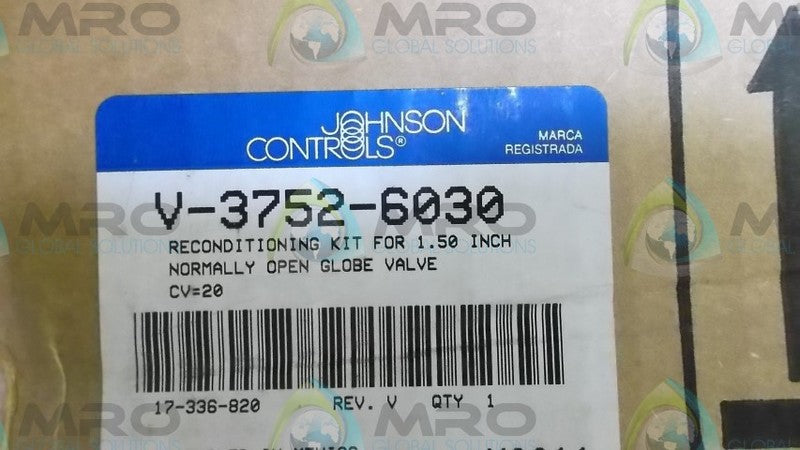 JOHNSON CONTROLS V-3752-6030 RECONDITION KIT NSMP