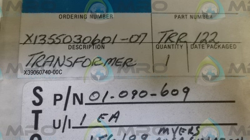 TRANE TRR-122 TRANSFORMER   NSMP