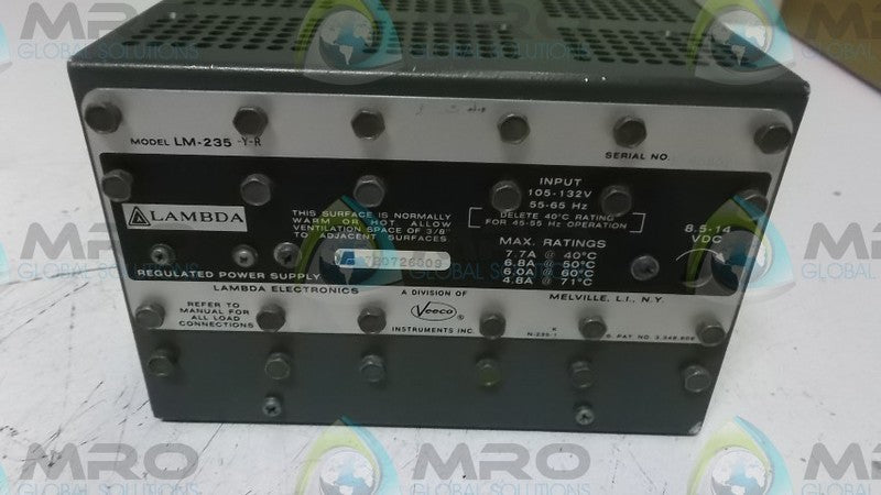 LAMBDA LM-235-Y-R POWER SUPPLY  UNMP