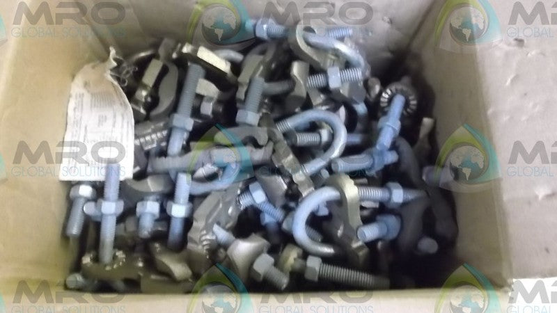 LOT OF 35 BURNDY GAR3902 PIPE GROUND CLAMP NSMP