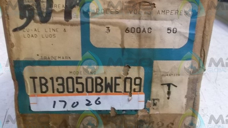 GENERAL ELECTRIC TB13050BWE09  NSMP