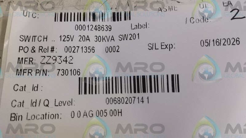 SWITCH ZZ9342 SWITCH  NSNP