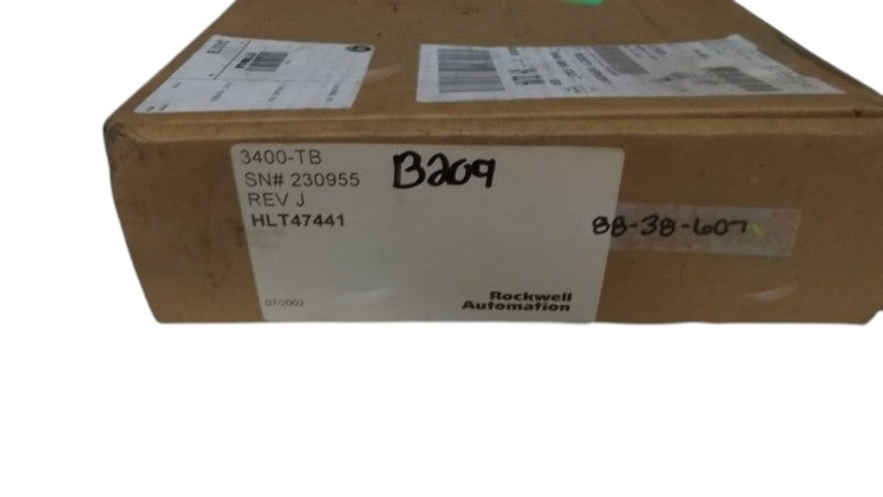 ALLEN BRADLEY 3400-TB SERIES A PC BOARD  UNMP