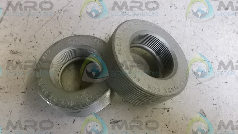 LOT OF 2 CROUSE-HINDS RE96 CONNECTOR NSMP