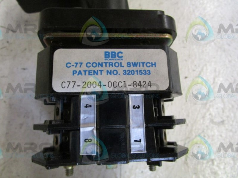 BBC C77-2004-0CC1-8424 CONTROL SWITCH  NSMP