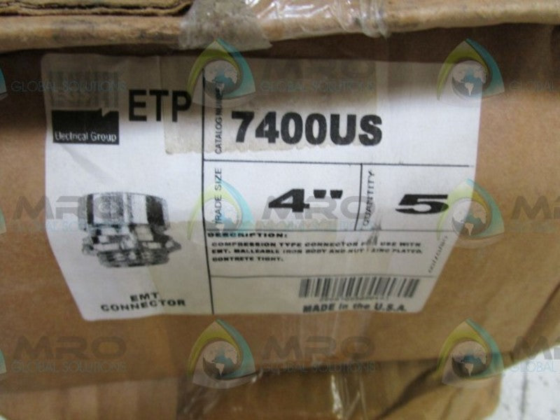 LOT OF 5 EGS 7400US CONDUIT NSMP