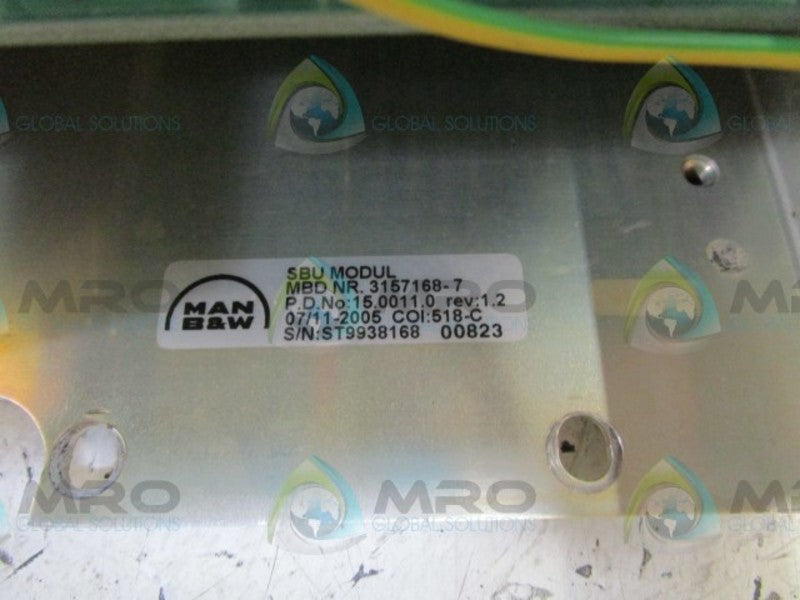 MAN DIESEL 3157168-7  UNMP