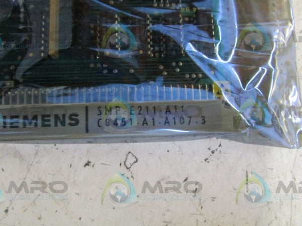 SIEMENS SMP-E211-A11 I/O ANALOG INTERFACE BOARD  NSNP
