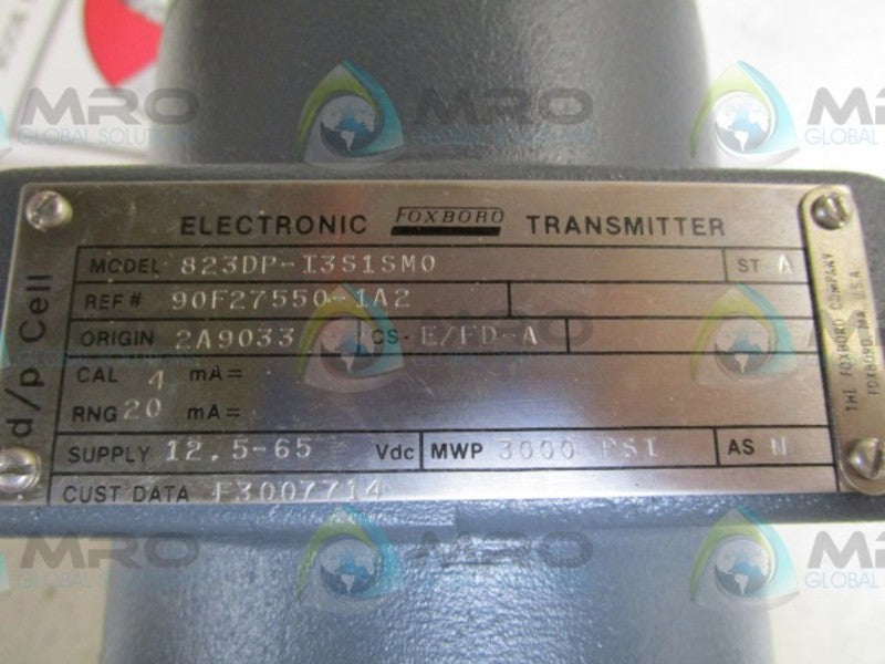 FOXBORO 823DP-I3S1SM0 TRANSMITTER  NSMP