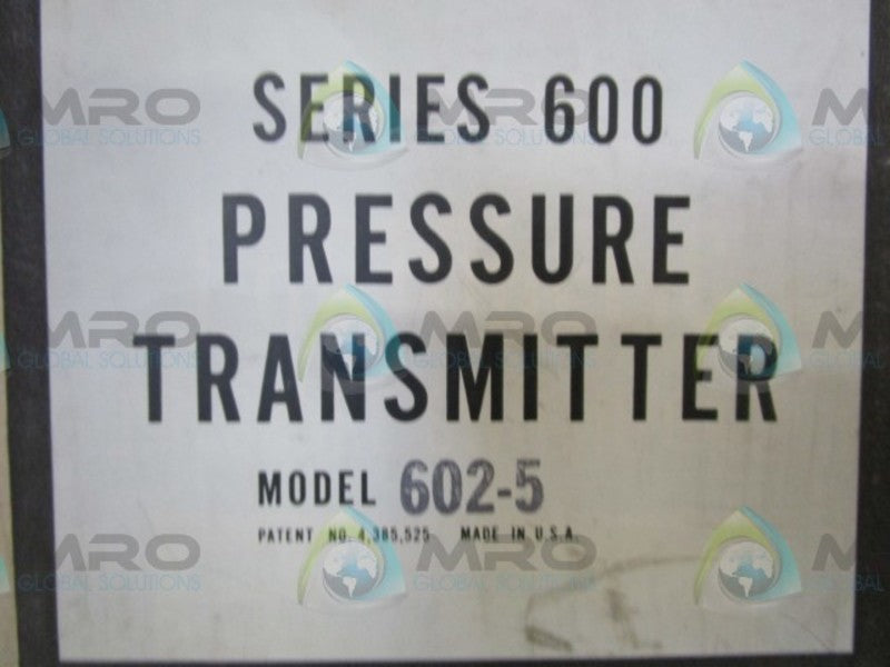 DWYER 602-5 TRANSMITTER  NSMP