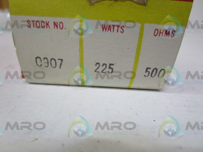 OHMITE 0907 RESISTOR  NSMP