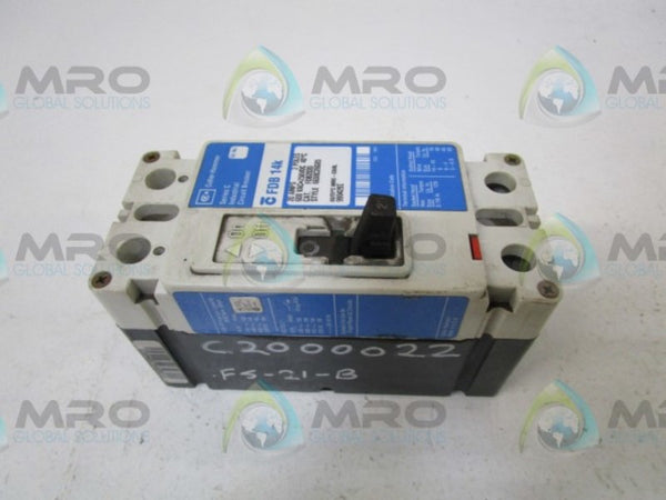 CUTLER HAMMER FDB2020 CIRCUIT BREAKER  UNMP