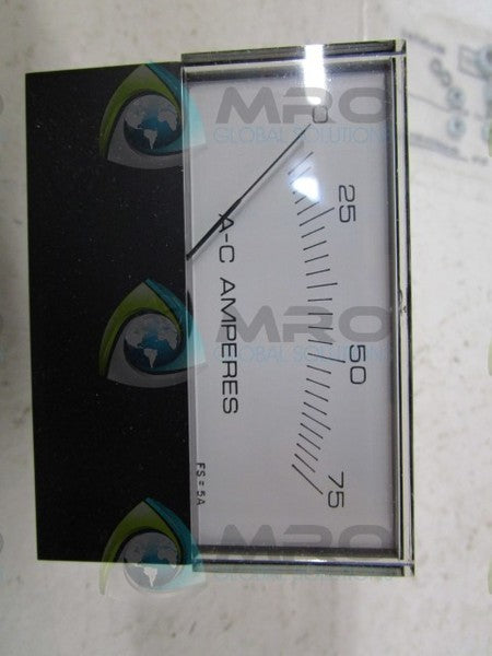 BETHLEHEM STEEL 2S 0-75AC AMPS GUAGE  NSMP