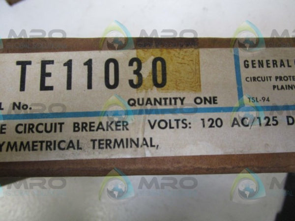 GENERAL ELECTRIC TE11030 CIRCUIT BREAKER  NSMP