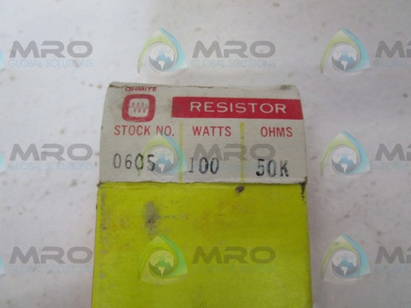 OHMITE 0605 RESISTOR  NSMP