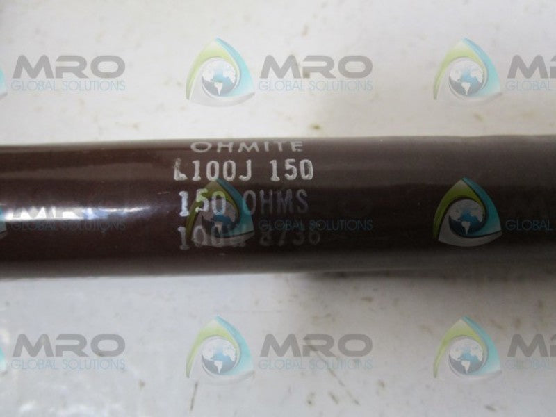 OHMITE L100J150 RESISTOR 100 WATTS 150 OHMS  UNMP