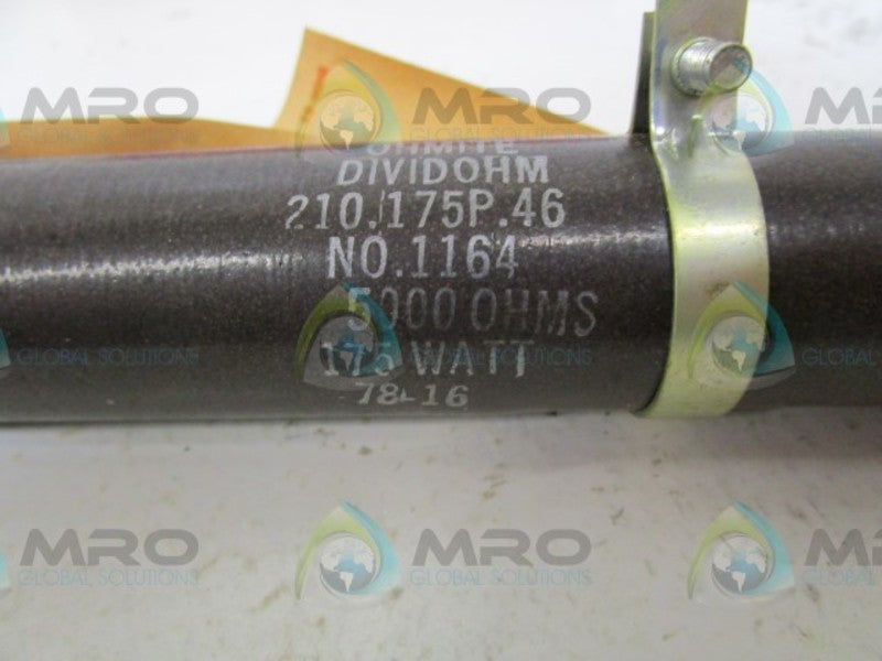 OHMITE 1164 RESISTOR 175 WATTS 5000 OHMS  NSMP