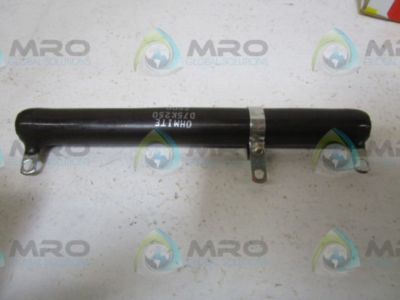 OHMITE D75K250 RESISTOR 75 WATTS 250 OHMS  NSMP