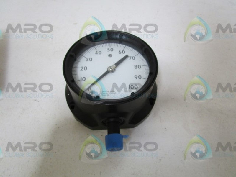 ASHCROFT 451379AS04L-100# DURAGAUGE 0-100 PSI  NSMP