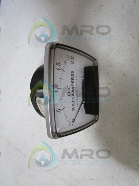 GENERAL ELECTRIC 50-162121GBVE2 PANEL METER  UNMP
