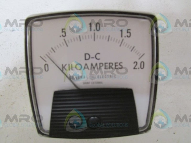 GENERAL ELECTRIC 50-162121GBVE2 PANEL METER  UNMP