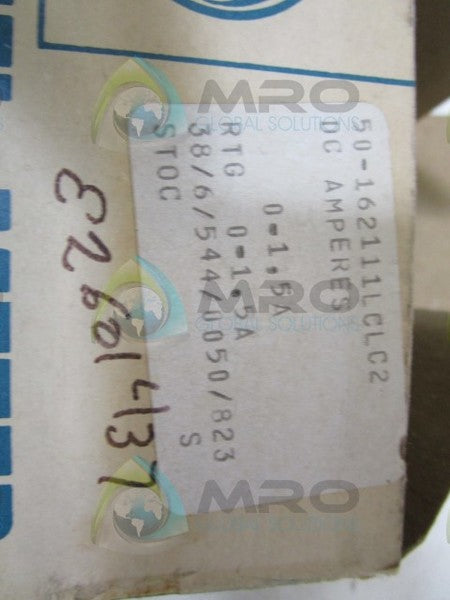 GENERAL ELECTRIC 50-162111LCLC2 PANEL METER  NSMP