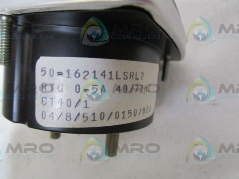 GENERAL ELECTRIC 50-162141LSRL2 PANEL METER  NSMP