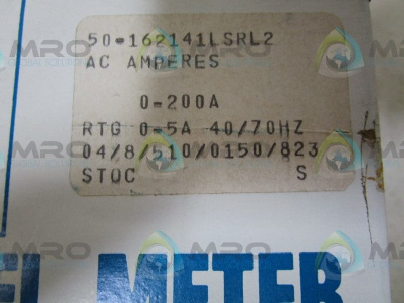 GENERAL ELECTRIC 50-162141LSRL2 PANEL METER  NSMP