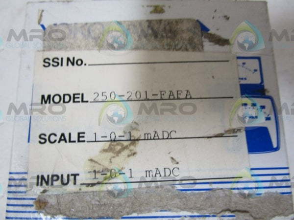 YOKOGAWA 250-201-FAFA PANEL METER  NSMP