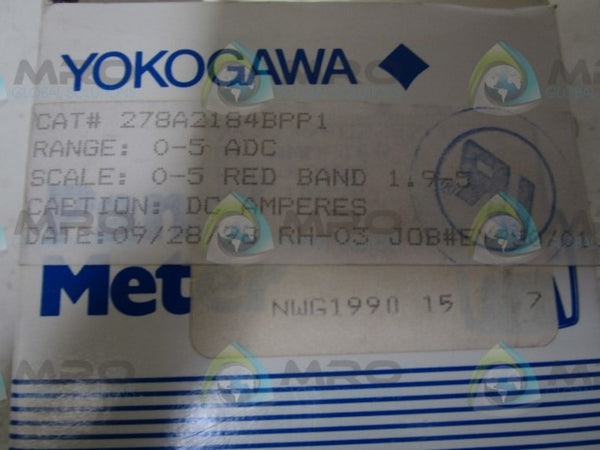 YOKOGAWA 278A2184BPP1 PANEL METER  NSMP