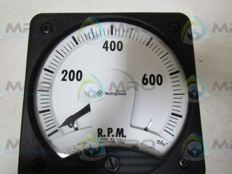 WESTINGHOUSE KC-241 PANEL METER  NSNP