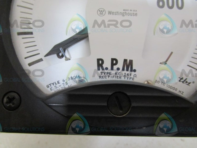 WESTINGHOUSE KC-241 PANEL METER  NSNP