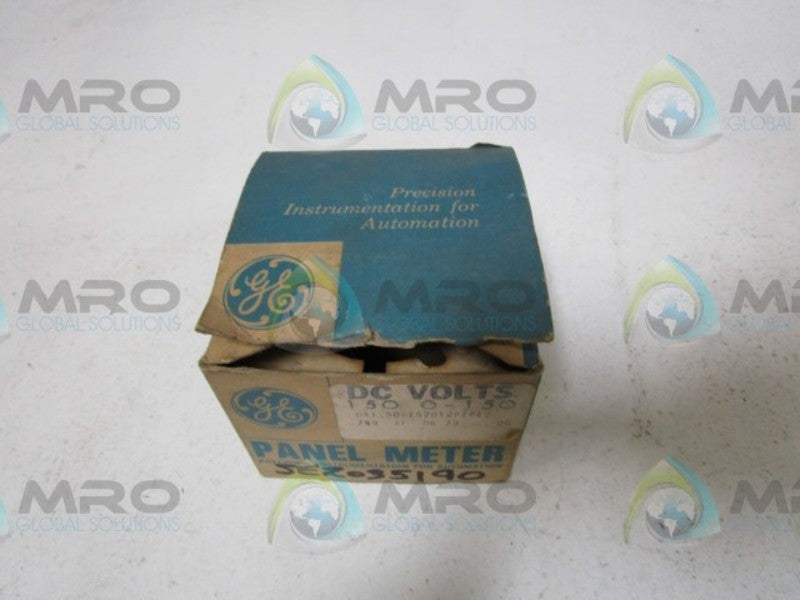 GENERAL ELECTRIC 50-152012PZPZ2 PANEL METER  NSMP