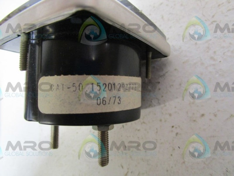 GENERAL ELECTRIC 50-152012PZPZ2 PANEL METER  NSMP