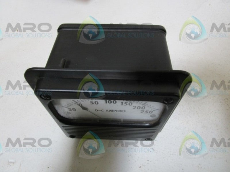 WESTINGHOUSE 50-0-250 PANEL METER (AS PICTURED)  NSMP