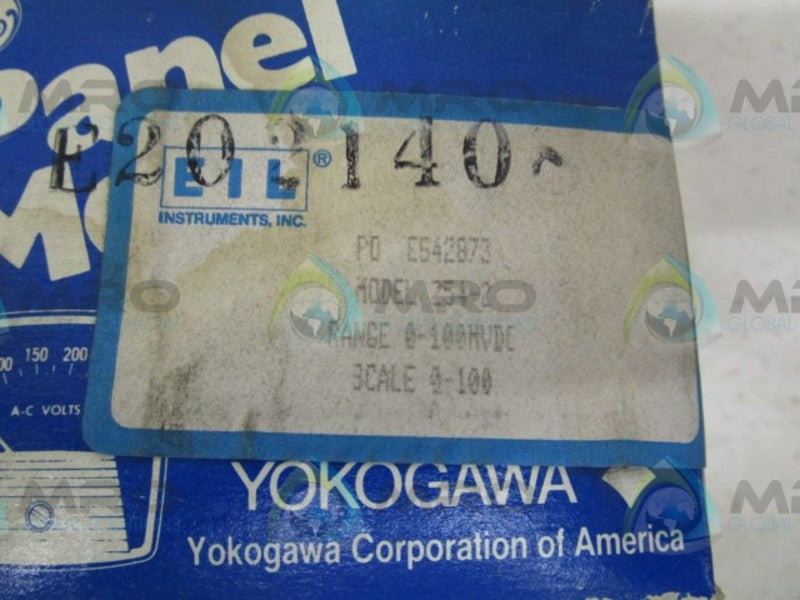 GENERAL ELECTRIC 254-2 PANEL METER  NSMP