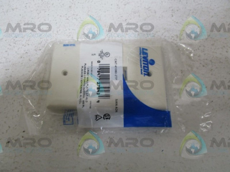LEVITON 41080-2TP WALL PLATE  NSMP